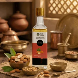 Almond Oil – Cold Pressed | Pure | Skin, Hair & Brain Nourishment